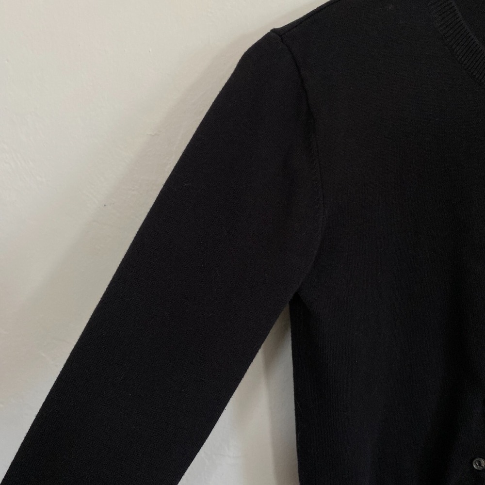 Lucky 13 Cardigan Women Sz Medium Black Burlesque Pin Up Girls Heartbreaker Y2K - Picture 7 of 11